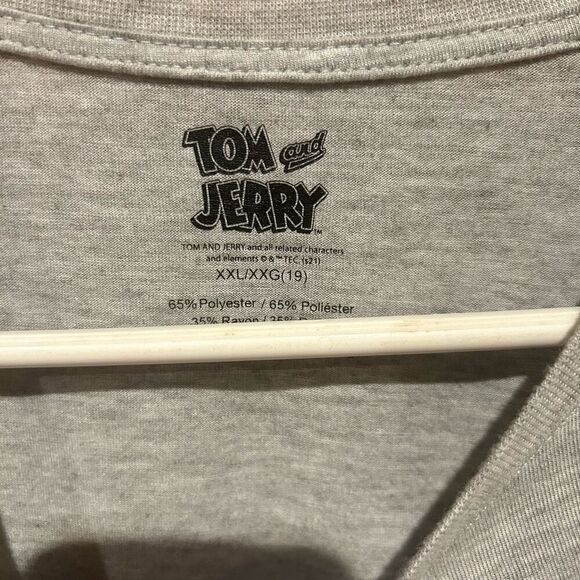 Tom & Jerry tshirt short sleeve size junior xxl - Picture 3 of 5